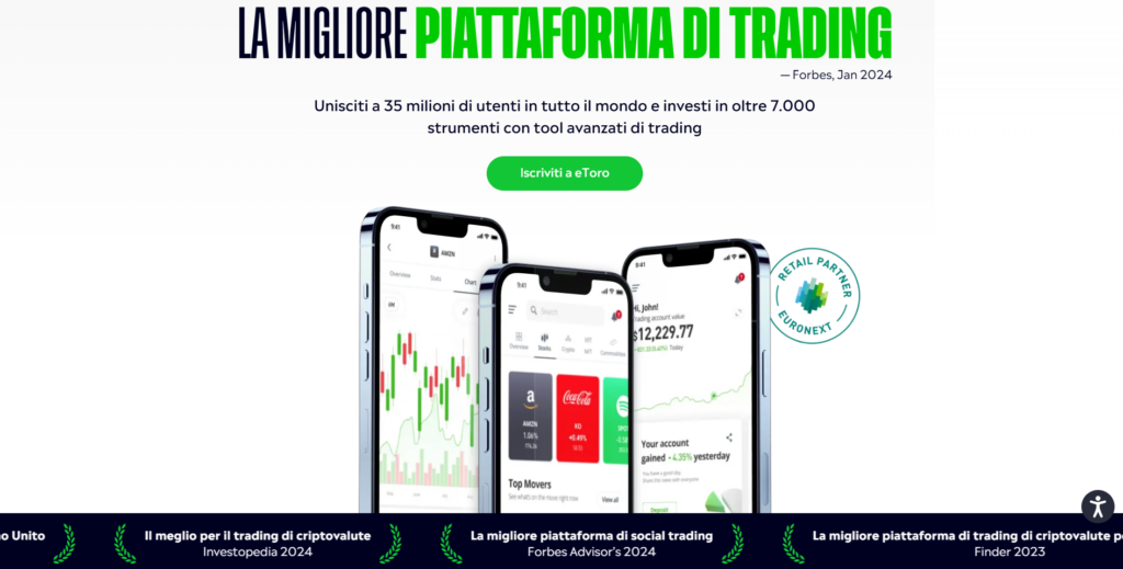 etoro Panoramica della Piattaforma di Trading - PiattaformaTrading.IT Panoramica della Piattaforma di Trading
